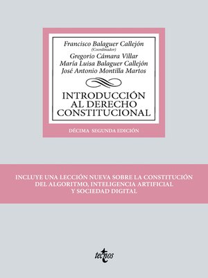 cover image of Introducción al Derecho Constitucional